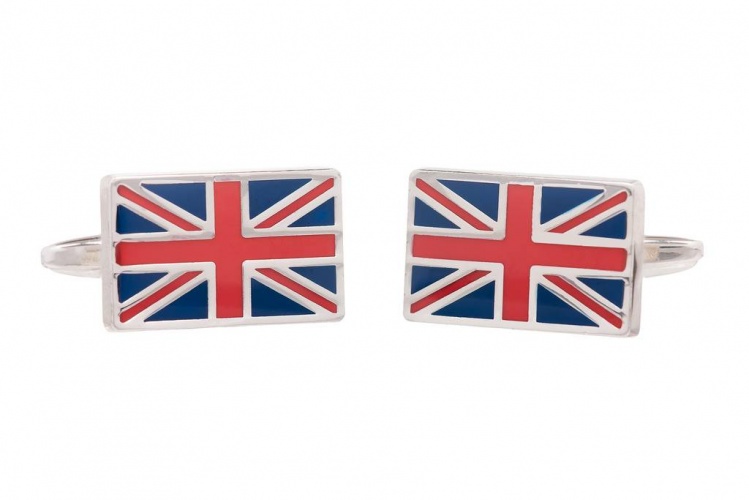 Select Gifts Staffordshire County England Flag Cufflinks Tie Clip Box Gift Set